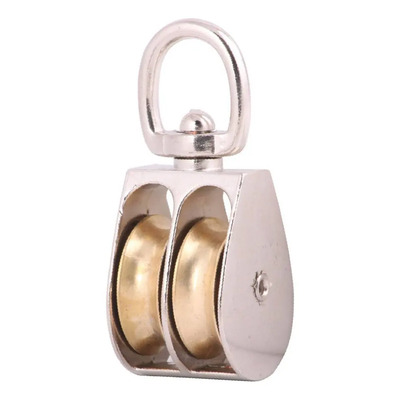 Garrucha Giratoria Doble Zinc 1-1\u002F2 Pulgada Caja Con 10 Pzs | Envío gratis