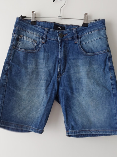 Bermuda Short Jean Rusty Talle 40 Elastizado Poco Uso