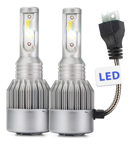 C6 Lampada Led Automotiva H1 H3 H7 Hb3 Hb4 H27 Xenon Farol