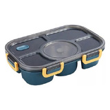 Vianda Lunchera Hermética 5 División Trabas Plástica 1400ml