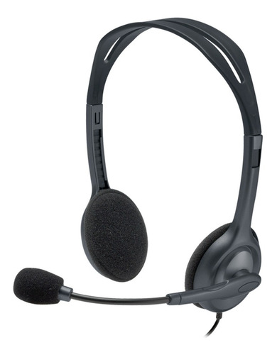Auriculares Headset Logitech H111 Microfono Skype 3.5 Mm