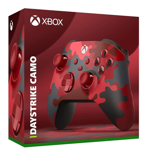 Control Xbox One/series X|s Daystrike Camo Rojo
