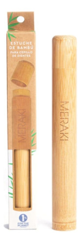 Estuche De Viaje Porta Cepillo Meraki Bambu Eco Friendly