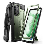 Funda Resistente Para Samsung S22 Ultra Supcase Verde