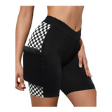 Short Largo Con Bolsa, Licra De Algodón, Ciclismo, Gym, Yoga