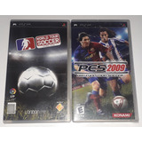 Lote De Games De Futebol P/ Psp- Pes + World Tour- Originais