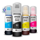 Kit 4 Tinta Original Epson 544 65ml (c, M, Y, K)