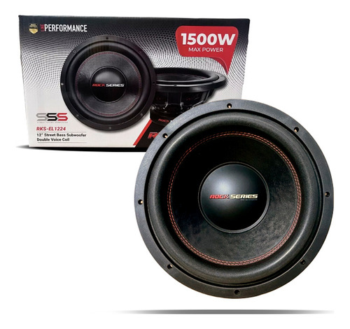 Rock Series Woofer 12 Doble Bobina 1500w Rks-el1224