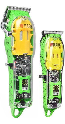 Kit Maquina De Corte E Acabamento Wmark Ng 508  Ng 308 Verde