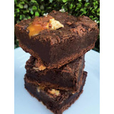 Brownies Fudge Chocolate Snickers Con Cacahuate Pastel