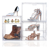 Stahmfover Caja De Zapatos Transparente, Contenedor Apilable