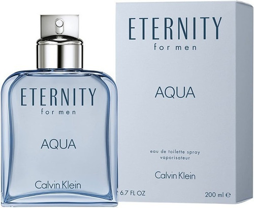 Perfume Hombre Marca Calvin Klein Eternity Aqua 200 Ml Edt