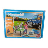 4 Puzzles Playmobil City Life X4 Pzas + 4 Laminas P/ Colorer