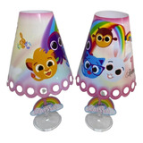 Abajur Com Led Para Festa Infantil - Bolofofo Kit C/ 8 Und