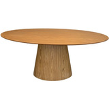 Mesa De Jantar Conne Oval 210x110cm Freijó 