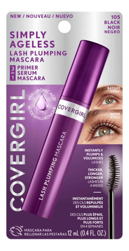 Covergirl Simply Ageless Lash Plumping Mascara 3 En 1