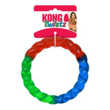 Juguete Premium Para Perro Kong Twistz Ring Small Color Multicolor