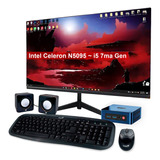 Pc Computadora Completa Intel N5095 8 240 Monitor Curvo 24