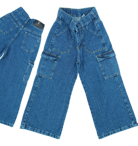  Art-216 Pantalón De Jeans Rígido De Nena Niña Kaorikawaii