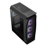 Gabinete Gamer Aerocool Mid Tower Rgb Aero One Frost Preto