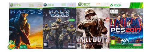 Call Of Duty Waw - Halo Wars -  Halo 3 - Pes17 Xbox 360