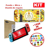 Kit Nintendo Switch + Case Protector + Mica Mario 00