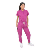 Pijama Quirúrgica Dama Bugambilia Jogger Antifluido 