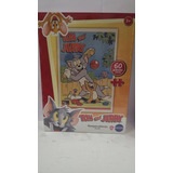 Puzzle Rompecabeza 48x33 Tom Y Jerry Jugando Beisbol 1740