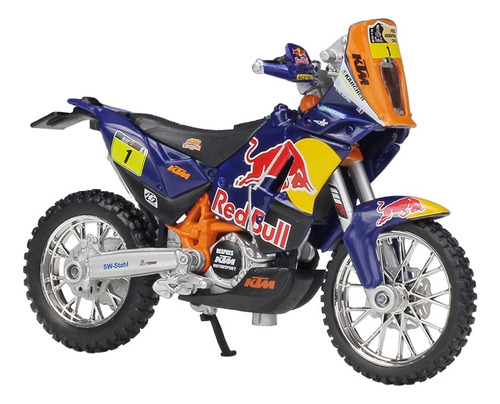 Ktm 450 Rally Réplica Del Rally Dakar Modelo De Moto 1:18