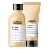 Kit Loreal Absolut Repair Quinoa Gold Sh 300ml + Cond 200ml