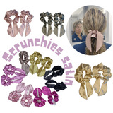 Scrunchies X2 Und Lazo   Satin Coquette Meloss