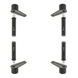 Bisagras Pivot Plastico Negro Mueble Hafele X 4 Unidades