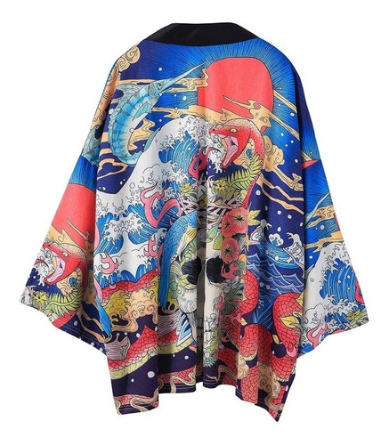 Hombres Y Mujeres Kimono Abrigo Yukata D007