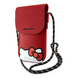 Wallet Hello Kitty Tpu Orejas Con Correa Roja 