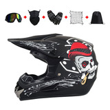 Casco Para Motocicleta Todoterreno Certificado Dot + Regalo