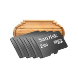 4 Unidades / Cartão De Memória Micro Sd 2gb Tf / Antigo