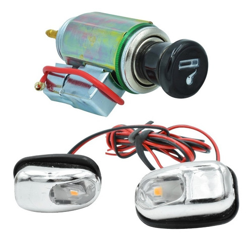 Encendedor Automotriz Universal Luz Y Chisguetero Luz Verde