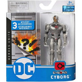 Figura Accion Dc 10cm Articulado Cyborg Heroes Liga Justicia