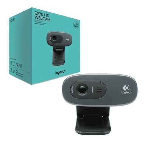 Webcam Logitech C270 3.0mp - Videochamadas Em Hd 720p