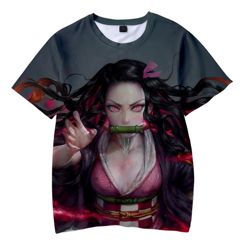 Gh Playeras De Cosplay Demon Slayer Disfraz De Manga Corta