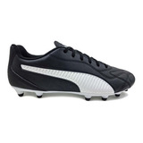 Tenis Puma Monarch Il Futbol Fg/ag Negro Hombre Tallas 25 29