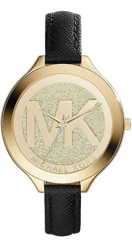 Michael Kors Mk2392 Reloj Dama Dorado Extensible Negro