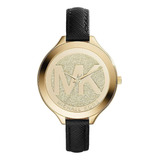 Michael Kors Mk2392 Reloj Dama Dorado Extensible Negro