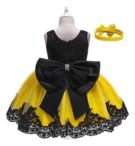 Vestido De Tutu De Flores For Niños Durante 3-10 Años Niñas