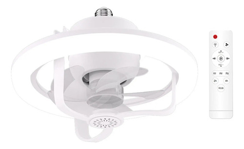 Ventilador De Teto Led Super Brilhante E27 Screw In