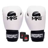 Kit Luva Boxe Muay Thai Prospect Mks Inverse E Bandagem