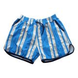 Shorts Malha Viscose Estampado Praia Dia A Dia Calor Verão