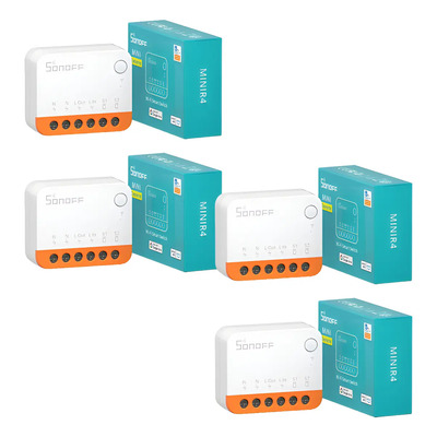 * 4 Interruptor Inteligente Sonoff Mini R4 Wifi 2-vías , | Meses sin interés