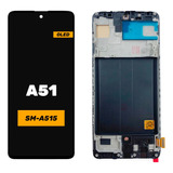 A Pantalla Display Para Samsung A51 Sm-a515 Oled Con Marco