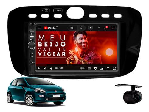 Central Multimidia Mp5 Slim Fiat Punto 2013 2014 2015 2016